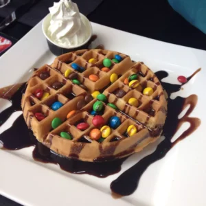 Crispy-M-and-Ms-Waffle