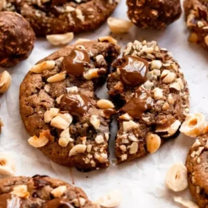 Ferrero Rocher Cookie Pie