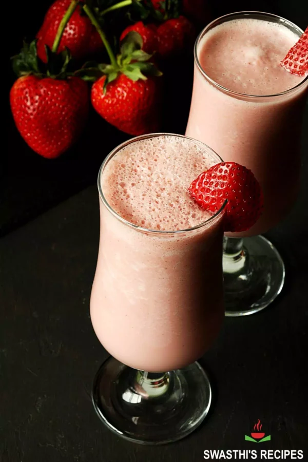 Top Tastes Fresh Strawberry Milkshake